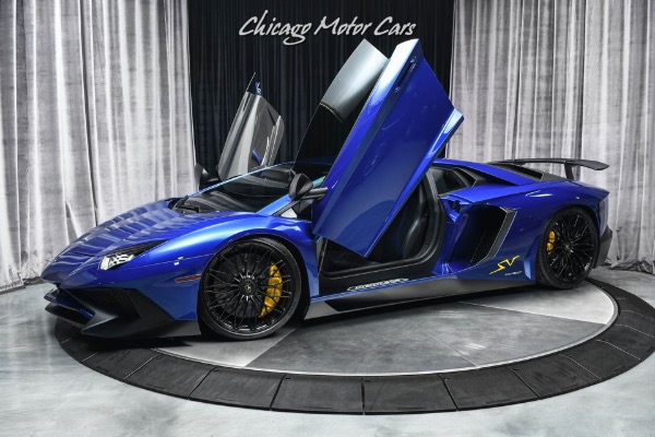 Used 2017 Lamborghini Aventador SV LP750-4 SV Coupe MSRP $553K+